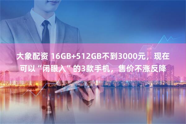 大象配资 16GB+512GB不到3000元，现在可以“闭眼入”的3款手机，售价不涨反降